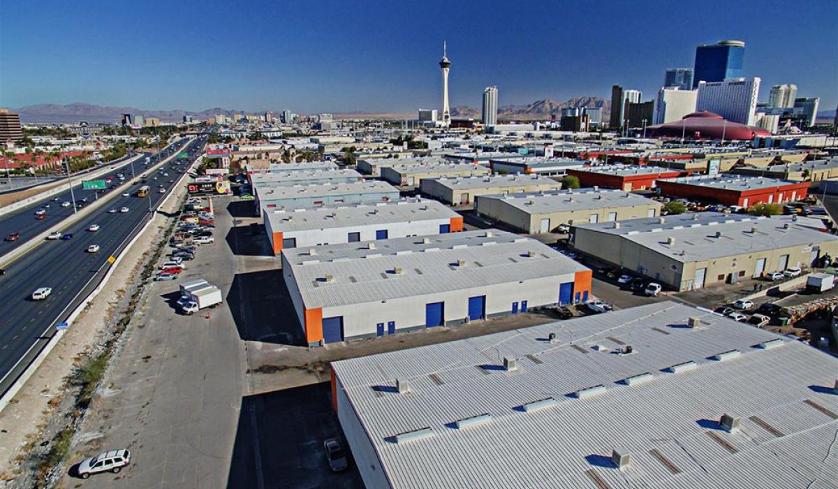 Highland Park industrial park for lease in Las Vegas